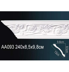 Карниз потолочный полиуретановый Perfect AA093