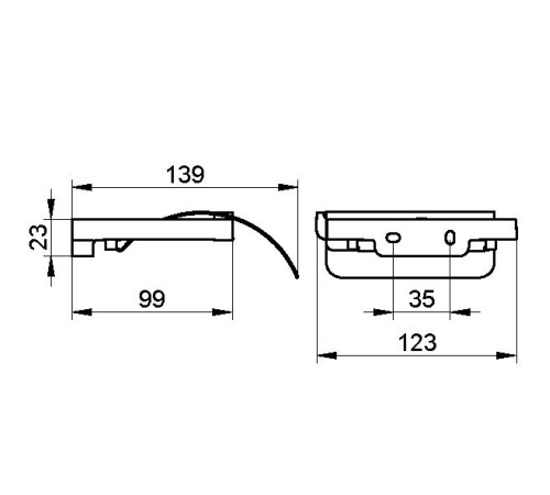 Держатель туалетной бумаги Keuco Collection Moll хром 12760 010000