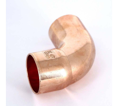 Угол медный 90 градусов однораструбный под пайку Viega 35 мм 107079