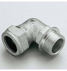 Угол обжимной никелированный Tiemme 18х3/4 наружная резьба 1100058