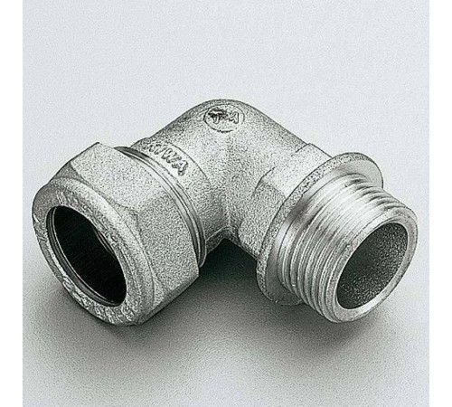 Угол обжимной никелированный Tiemme 18х3/4 наружная резьба 1100058