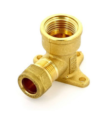 Водорозетка обжимная Tiemme 12x1/2 ВР латунь 1100043