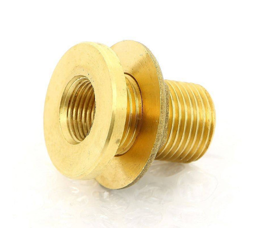 Выпуск резервуарный Uni-Fitt 1/2 НР с контргайкой и фланцем без заглушки 632G2000