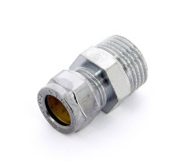 Муфта обжимная Tiemme хромированная 12х1/2 НР 1130043