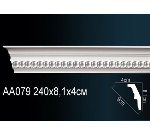 Карниз потолочный полиуретановый Perfect AA079