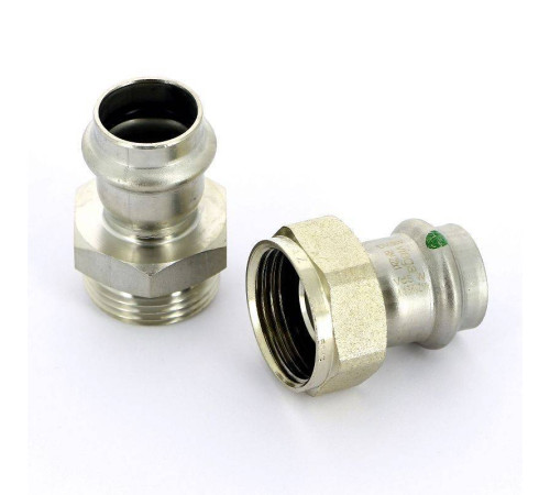 Муфта переходная Viega Sanpress Inox 2311 28x3/4 НР 437404