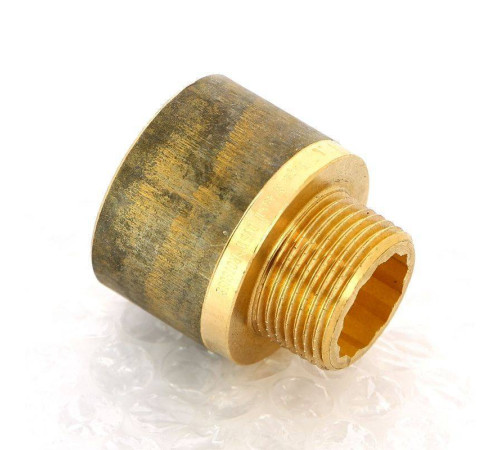 Переходник круглый Viega 3/4 x 1 дюйм НВ бронза 335311