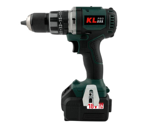 Аккумуляторная ударная дрель-шуруповерт KLPRO KLDM18BH-20 18 В 2.0 Ач Li-ion 70 Нм KLDM18BH-20