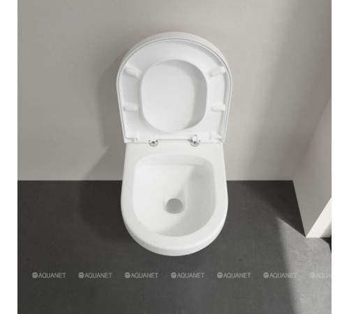 Унитаз подвесной Villeroy & Boch Architectura 370x530 мм с сиденьем 5684HR01