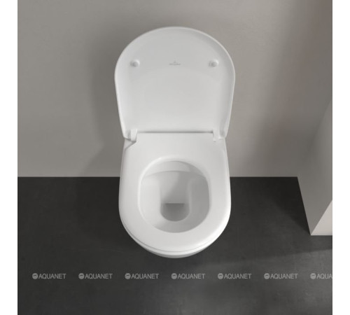 Унитаз подвесной Villeroy & Boch Subway 2.0 370x560 мм с сиденьем 5614R201