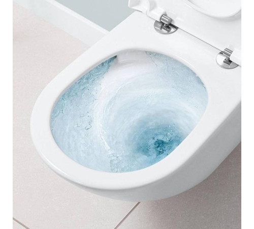 Унитаз подвесной Villeroy & Boch Subway 3.0 безободковый с сиденьем SoftClosing CeramicPlus 4670TSR1