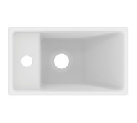 Раковина подвесная Ideal Standard i.life S 37х21 см левая белый матовый T4527V1