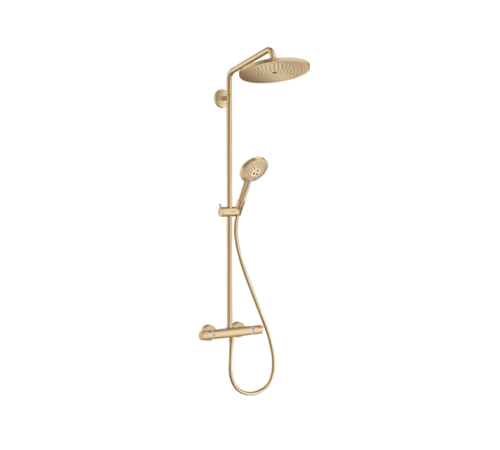 Душевая стойка с термостатом Hansgrohe Croma Select S 280 1jet шлифованная бронза 26890140