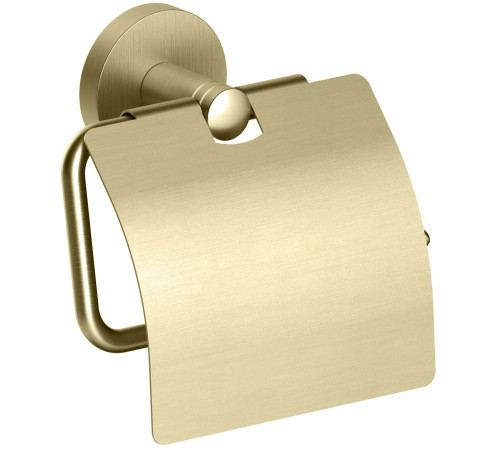 Держатель туалетной бумаги с крышкой Timo Saona золото матовое 13042/17