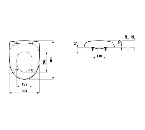 Сиденье с крышкой для унитаза Laufen Florakids белый 8.9103.0.300.000.1