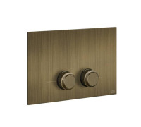 Клавиша смыва двойная Gessi Venti20 для Geberit Sigma8/Sigma12 Antique Brass 54651#713