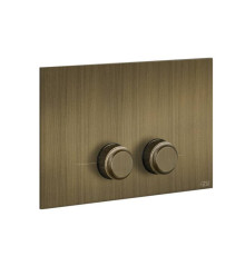 Клавиша смыва двойная Gessi Venti20 для Geberit Sigma8/Sigma12 Antique Brass 54651#713