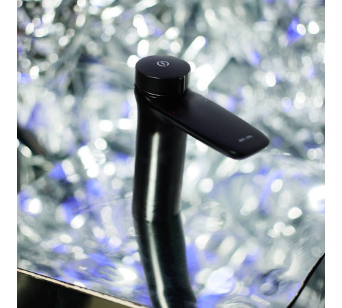 Смеситель для раковины AM.PM Inspire V2.0 TouchReel черный матовый F50A02522