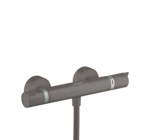 Термостат для душа Hansgrohe Ecostat Comfort внешнего монтажа шлифованный черный хром 13116340