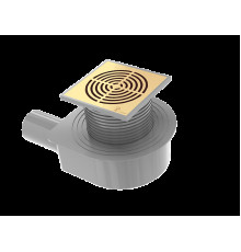 Душевой трап Boheme 15x15 см золото 984-15-G