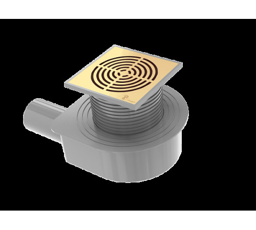 Душевой трап Boheme 15x15 см золото 984-15-G