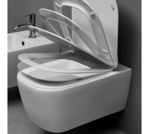Унитаз подвесной antoniolupi Komodo 54х36х26 см безободковый белый матовый KOMODO3