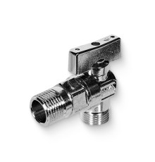 Кран угловой шаровой ITAP MIAMI 1/2 x 1/2 НН с розеткой 506394