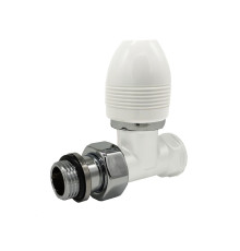 Вентиль ручной прямой SR Rubinetterie Ovus 1/2 белый 0436-1500VC0A