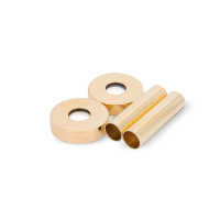 Маскировочный комплект SR Rubinetterie для труб с круглыми отражателями L 70 мм Ø 10-16 мм золото 0491-1000D070