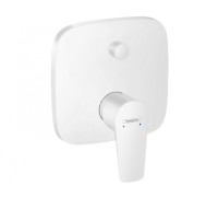 Смеситель для ванны Hansgrohe Talis E на 2 потребителя скрытого монтажа белый матовый 71745700