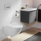 Унитаз подвесной Villeroy & Boch Subway 3.0 безободковый с сиденьем SoftClosing CeramicPlus 4670TSR1