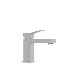 Смеситель для раковины BOSSINI AKI Z00707.094 с донным клапаном шлифованный никель Z00707.094