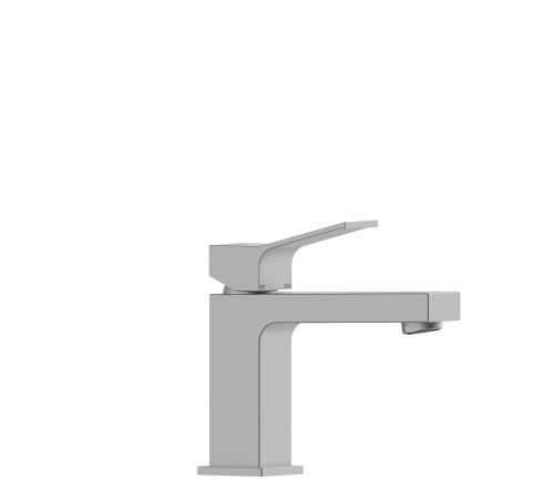 Смеситель для раковины BOSSINI AKI Z00707.094 с донным клапаном шлифованный никель Z00707.094
