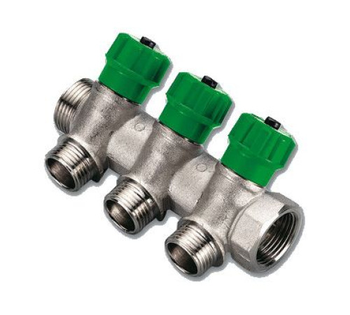 Коллектор Tiemme RUBINO 5 выходов 1/2 x 16 мм межосевое расстояние 36 мм 1840008