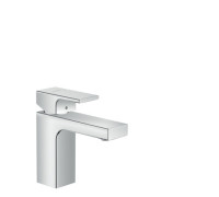 Смеситель для раковины hansgrohe Vernis Shape 100 однорычажный со сливным гарнитуром хром 71561000