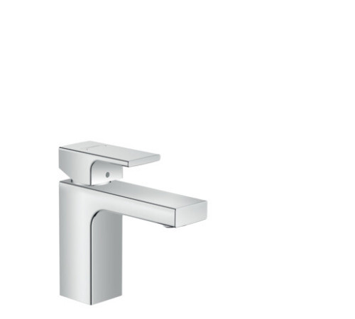 Смеситель для раковины hansgrohe Vernis Shape 100 однорычажный со сливным гарнитуром хром 71561000