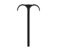 Дюбель-крюк Hoobs двойной удлиненный 110 мм для труб Dn 16-32 HB-TPCC-160032