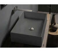 Раковина накладная Scarabeo Teorema 2.0 60x40 см без отверстия для смесителя Lava BIOKER 5101/37BK