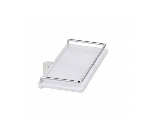 Полка для ванной Kludi COCKPIT Explorer 200х100х50 мм хром/белый 6410110-00