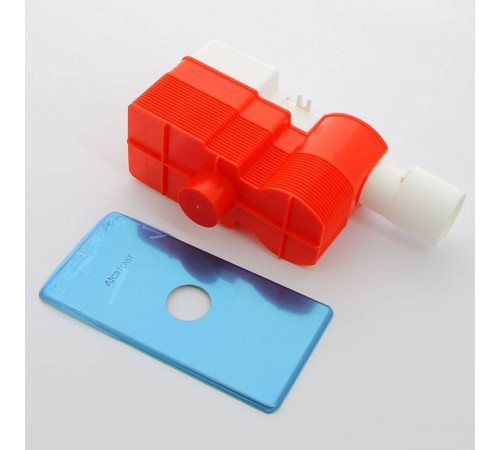 Сифон для стиральной машины Alcaplast с разрывом струи скрытого монтажа APS3P