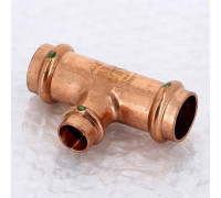 Тройник пресс медный Viega Profipress 22x15x22 мм 292027