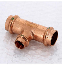 Тройник пресс медный Viega Profipress 22x15x22 мм 292027