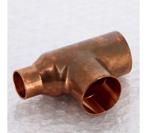 Тройник медный Viega под пайку 35х35х22 мм 121235