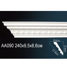 Карниз потолочный полиуретановый Perfect AA090