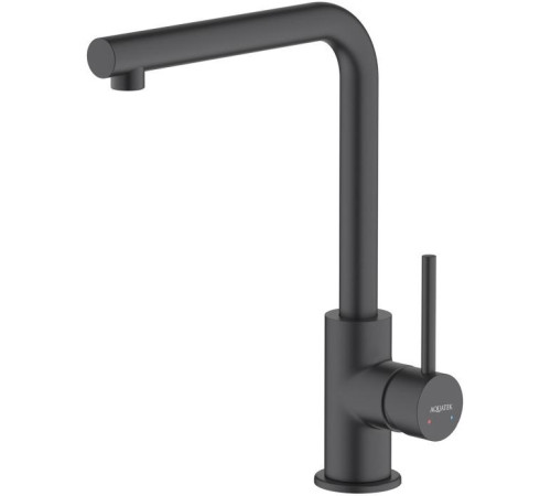 Смеситель для кухни Aquanet Европа матовый черный AQ1380MB