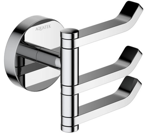 Крючок тройной Aquanet БЕТТА хром AQ4632CR
