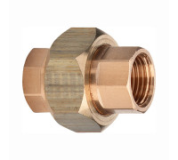 Разъемное соединение Smart Install латунное прямое В/В 1 с накидной гайкой 52593S