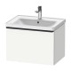 Тумба с раковиной Duravit D-Neo 634x452x440 мм подвесная белый матовый 2367650000/DE425401818