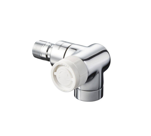 Вентиль термостатический Oventrop серия E угловой трехосевой DN 15 1/2 правый хром 1163453