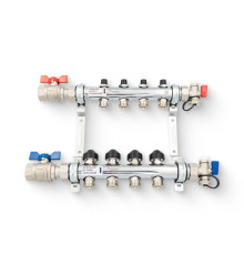 Комплект коллекторов REHAU HKV 2 контура с шаровыми кранами 509645